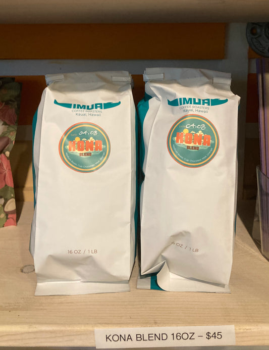 Kona Blend Coffee – Fresh Roasted in Kauai (Medium Roast)