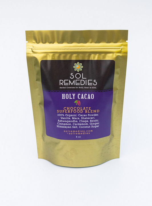 Holy Cacao – Superfood Mocha Blend by Sol Remedies (8oz)